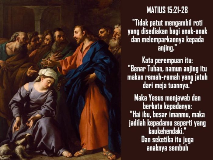 renungan matius 15 21 28 terbaru