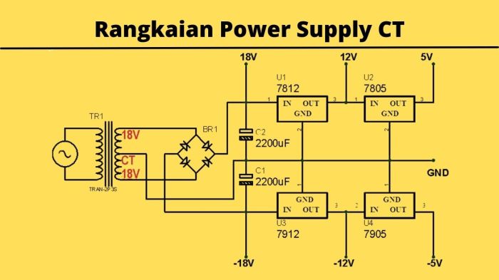 rangkaian power supply switching