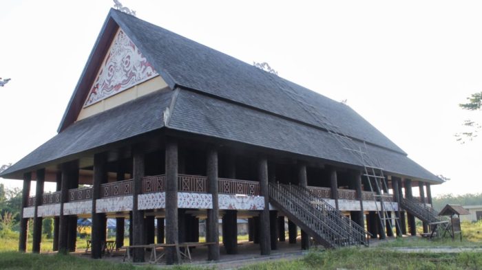 apa keunikan rumah adat lamin terbaru