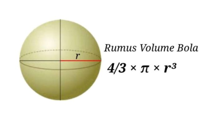 diketahui volume sebuah bola 4500 terbaru