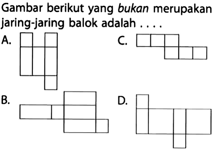 gambar yang bukan jaring jaring balok terbaru