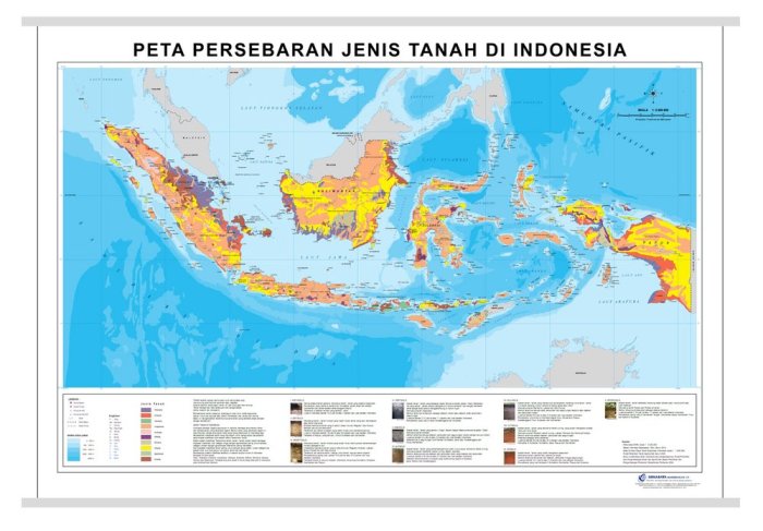 peta jenis tanah indonesia terbaru