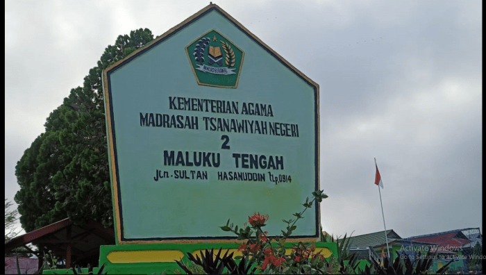 bahasa arabnya madrasah tsanawiyah negeri