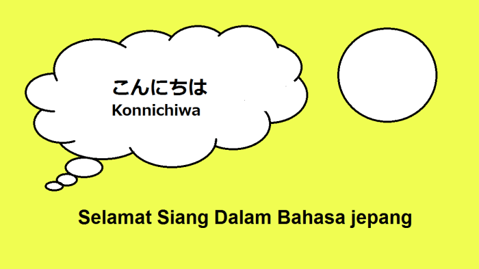 bahasa jepang selamat siang terbaru