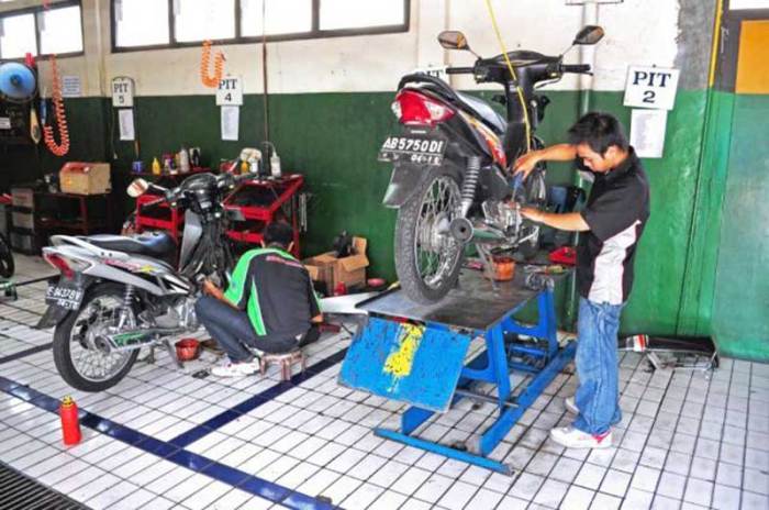 tata ruang bengkel motor