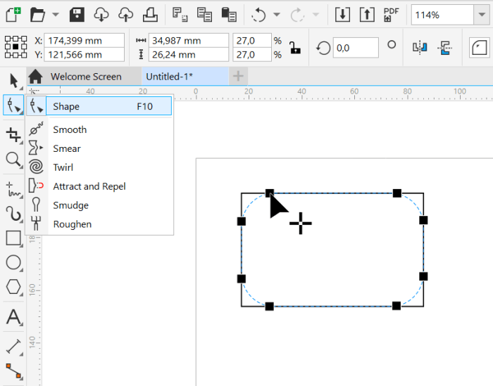 tool yang ada di corel draw terbaru