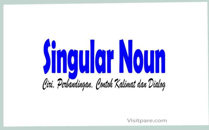 contoh kalimat singular noun terbaru