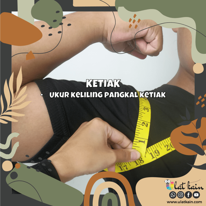 cara mengambil ukuran badan