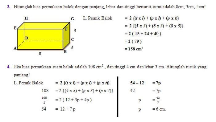 flowchart menghitung volume balok