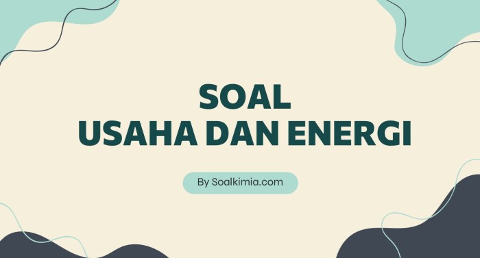 energi usaha pembahasannya beserta terbaru