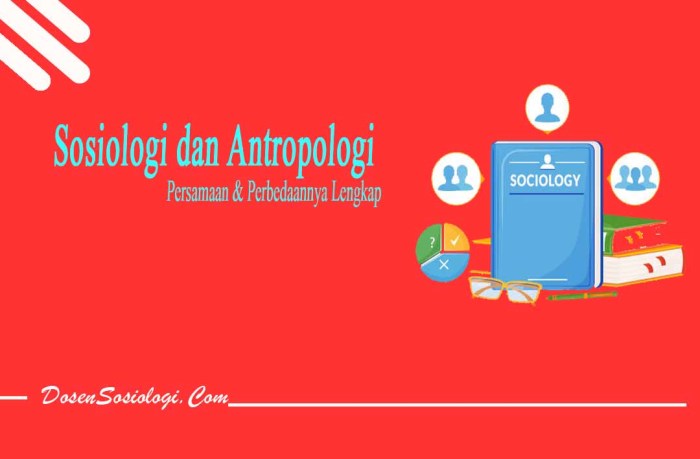 hubungan antropologi dengan sosiologi