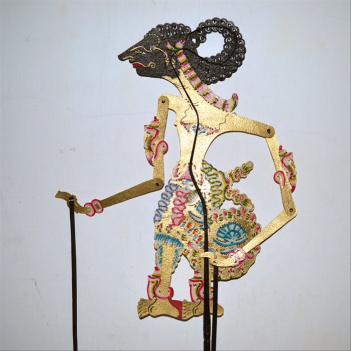 wayang dewi lib isi arjuna kulit anjani