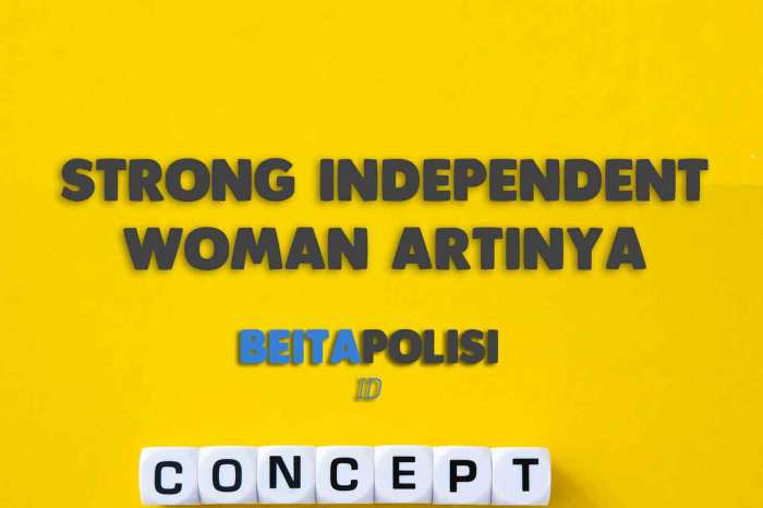 be a strong woman artinya