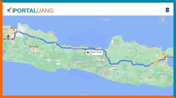 malang perjalanan jawabannya berapa