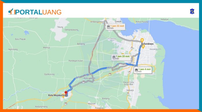 surabaya rute jalur purwokerto madiun tengah jogja rizky