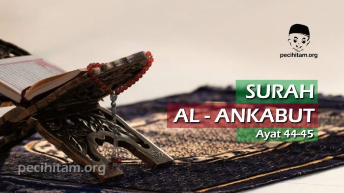 surah al ankabut ayat 45 beserta artinya