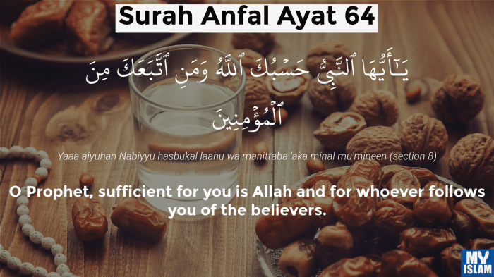 surat al anfal ayat 63 latin terbaru