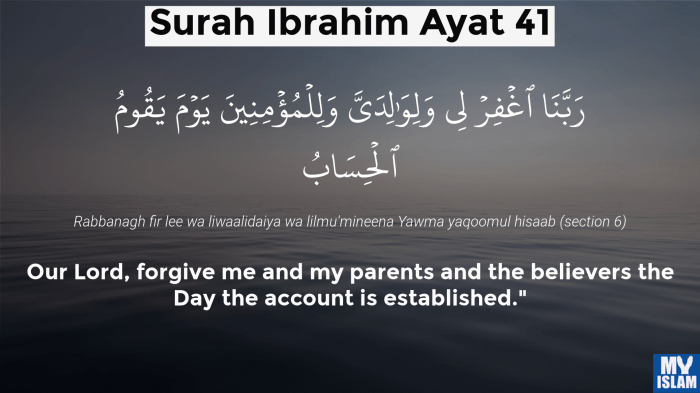 surah ibrahim ayat 40 41