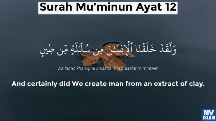 surah al mu minun 23 12 14 terbaru