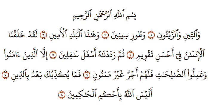 surat at tin dan artinya per ayat terbaru