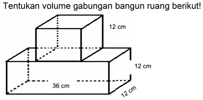 tentukan volume bangun tersebut terbaru