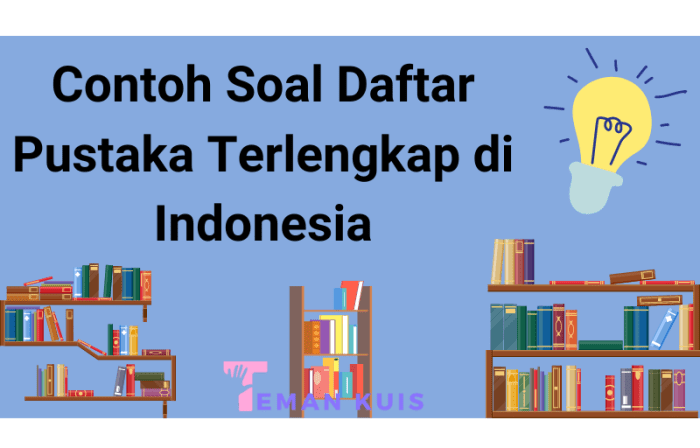 contoh soal daftar pustaka