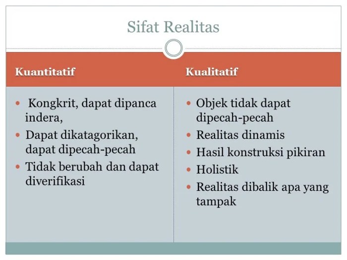 contoh tabel data kuantitatif