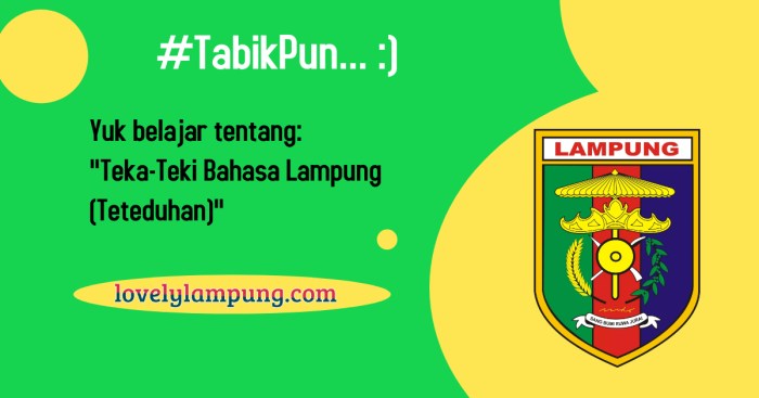 teka teki bahasa lampung