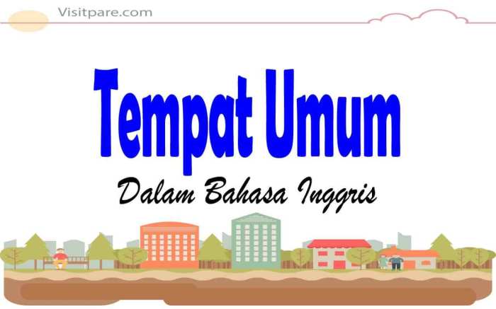 bahasa inggris taman kota terbaru