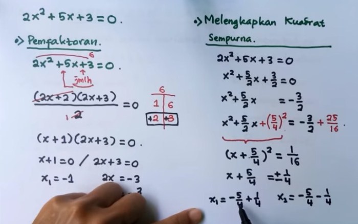 persamaan kuadrat x2 x 6 0