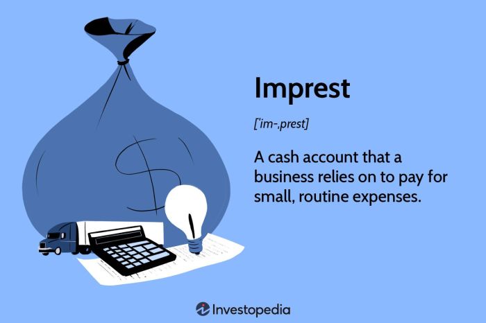 imprest fund system adalah