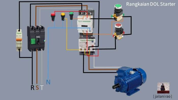 rangkaian motor 3 phase bolak balik terbaru