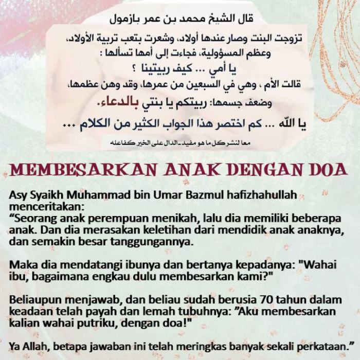 puisi doa ibu untuk anak terbaru