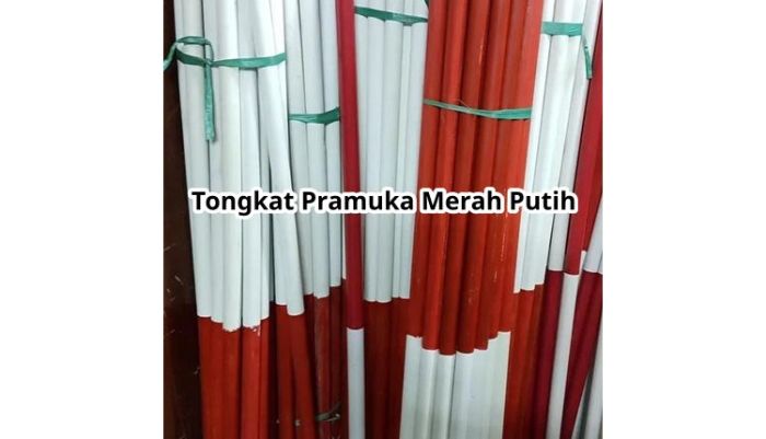 ukuran panjang tongkat pramuka