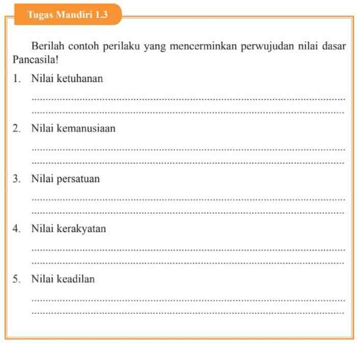 contoh kliping pkn tentang pancasila