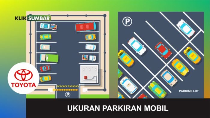 ukuran tempat parkir mobil terbaru