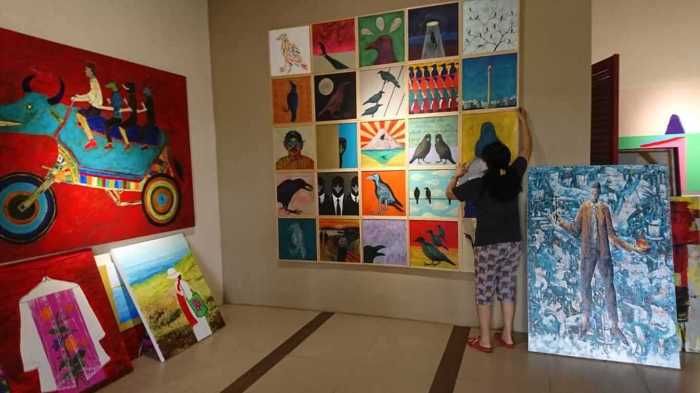 denah pameran seni rupa 2 pintu terbaru