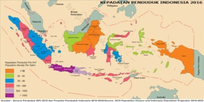 Peta wilayah pusat pertumbuhan di indonesia