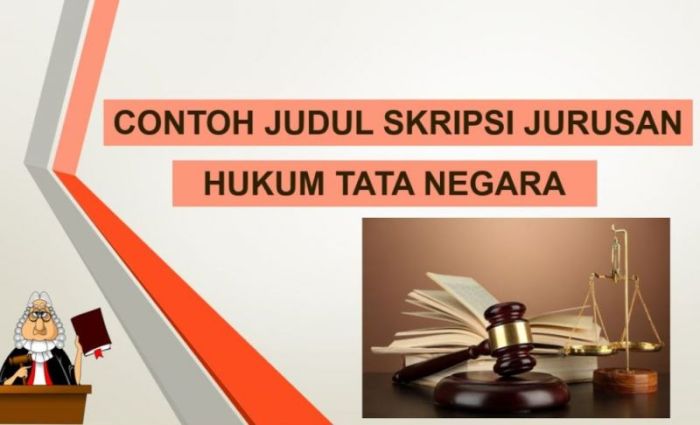 judul proposal hukum tata negara