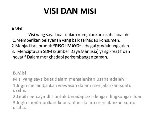 visi misi perusahaan tujuan sumber