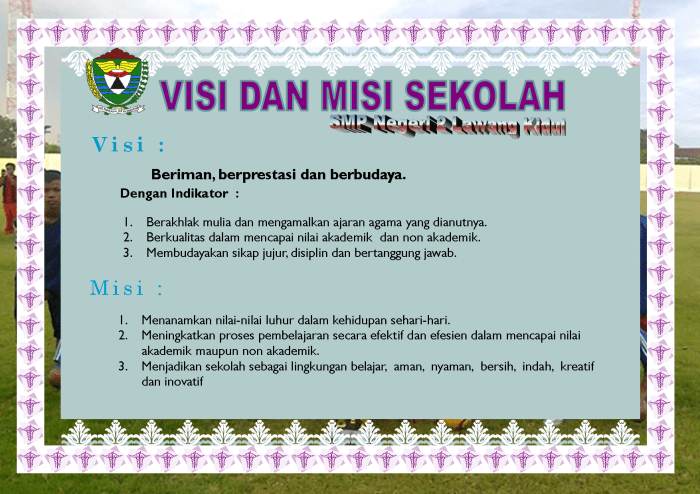 visi misi sekolah penggerak