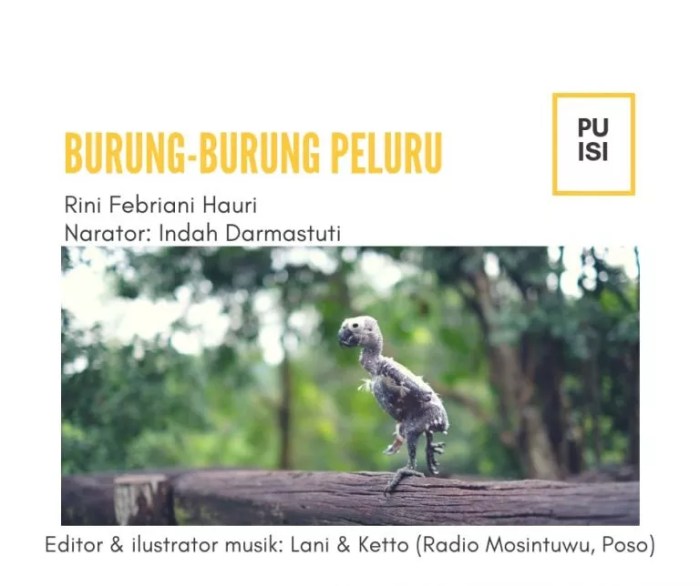 puisi tentang burung merpati terbaru