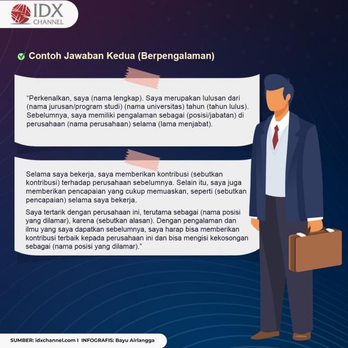 Contoh jawaban ceritakan mengenai diri anda