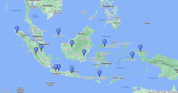 persebaran besi di indonesia