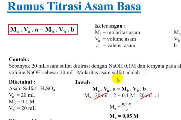 latihan soal titrasi asam basa