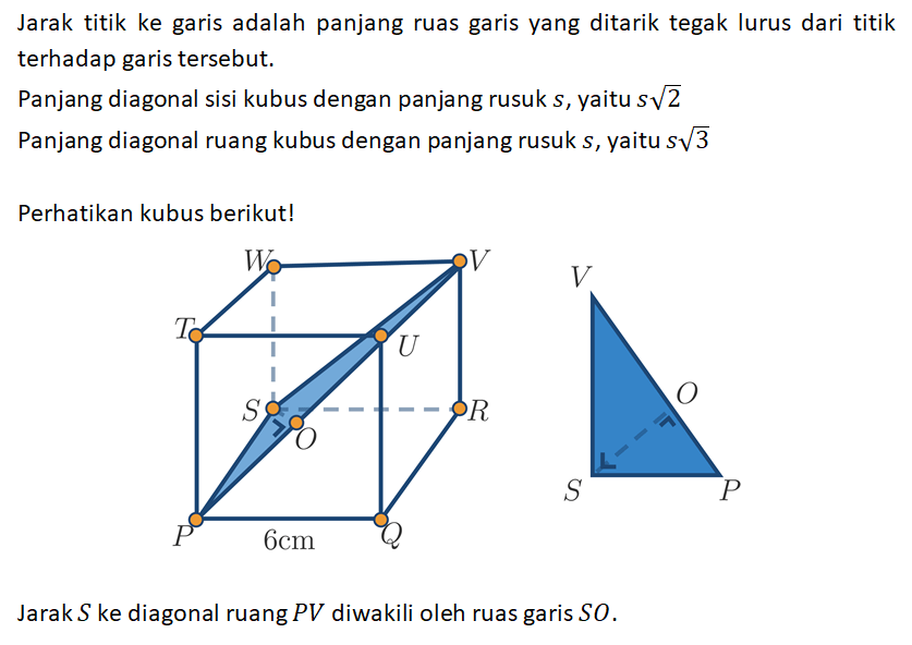 diketahui kubus pqrs tuvw