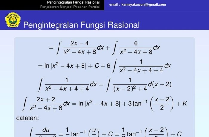 contoh soal integral fungsi aljabar terbaru