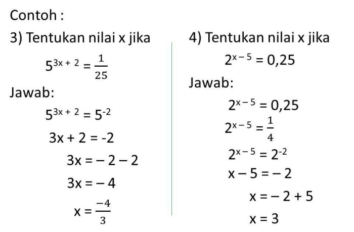 soal dan pembahasan eksponen terbaru