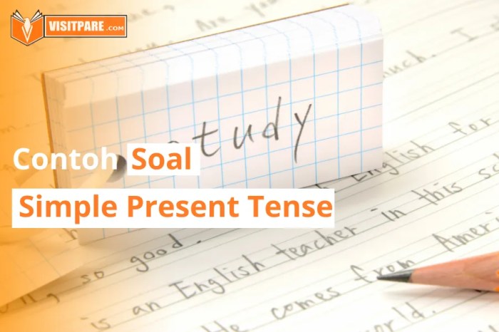 soal essay simple past tense