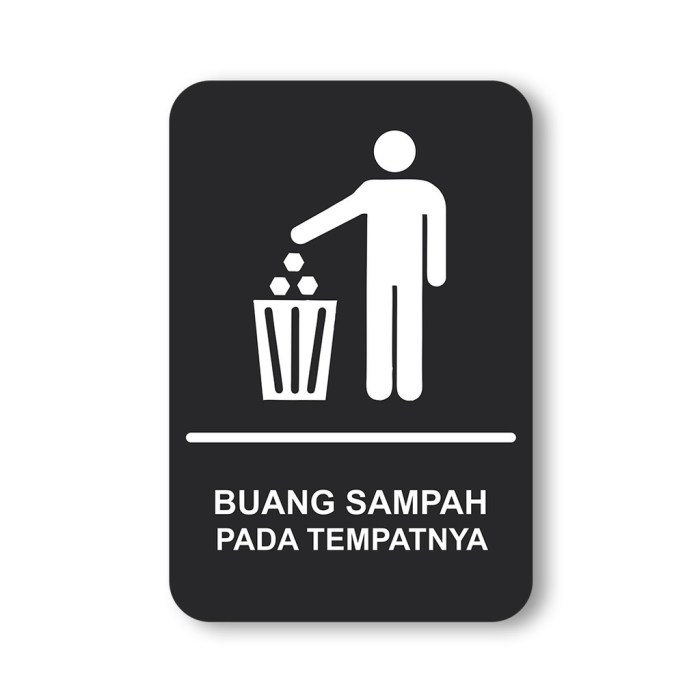 sampah membuang tempatnya perilaku tidak dan plastik buanglah bersih sehat phbs kering anorganik kaca kertas yakni alami logam mengalami contohnya
